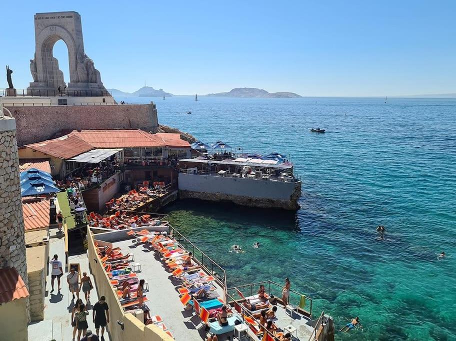 Grand Large Sur La Corniche Marseille Par Conciergerie By Sam Daire Dış mekan fotoğraf