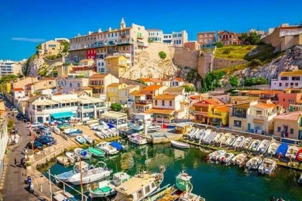 Grand Large Sur La Corniche Marseille Par Conciergerie By Sam Daire Dış mekan fotoğraf
